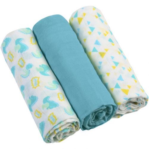 BabyOno Diaper Super Soft cloth nappies Blue 70 × 70 cm 3 pc