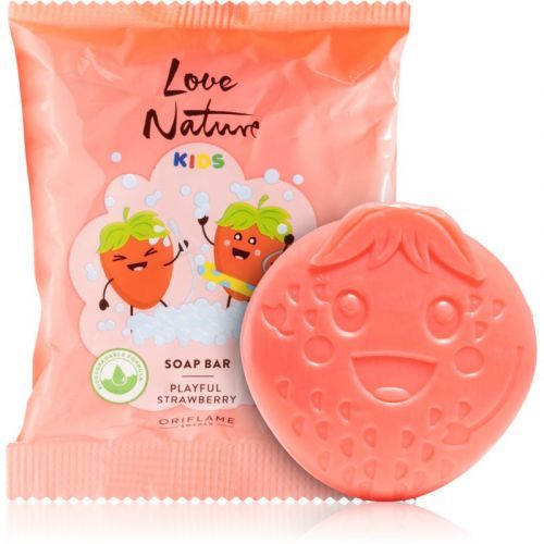 Oriflame Love Nature Kids Playful Strawberry Cleansing Bar for Baby's Skin 75 g