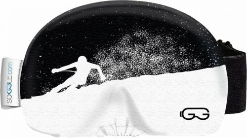 Soggle Goggle Cover Black White Skier