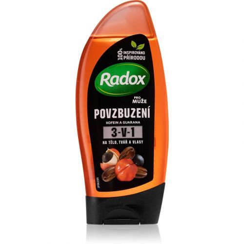 Radox Men Invigorating Body Wash for Men 3 in 1 250 ml