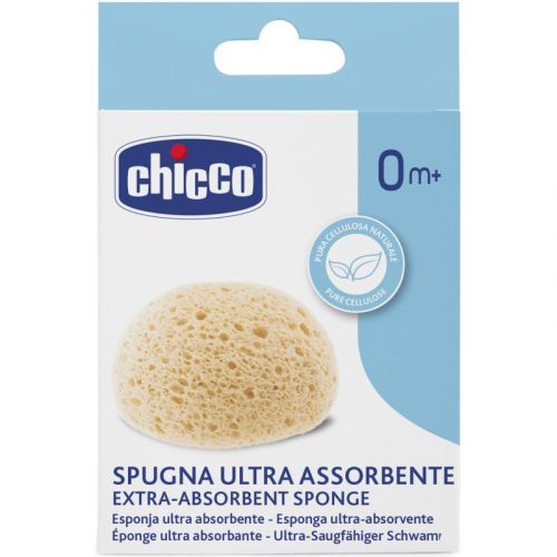 Chicco Extra-Absorbent Sponge Bath Sponge for Kids 0m+ 1 pc