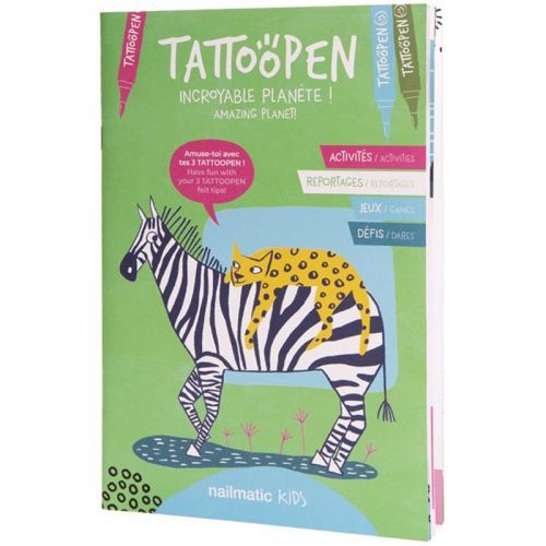 Nailmatic  Amazing Planet Activity Book for Pink, Green, Blue Pens 1 pc