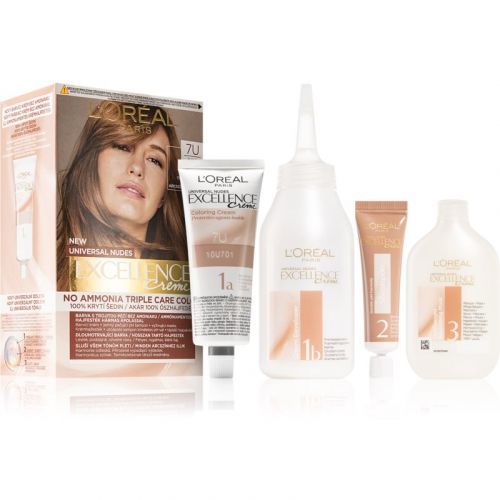 L’Oréal Paris Excellence Universal Nudes Permanent Hair Dye Shade 7U