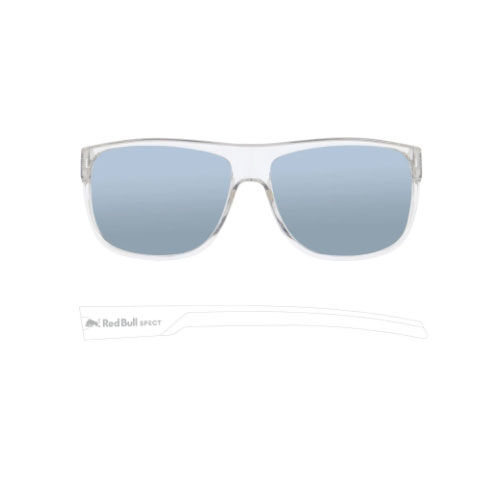 Spect Red Bull Loom Sunglasses Clear Smoke Blue Mirror Pol
