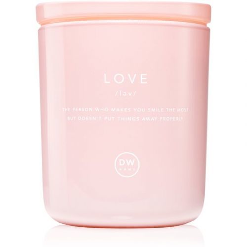 DW Home LOVE Peony Apple scented candle 264 g