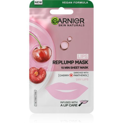 Garnier Skin Naturals Lips Replump Mask Anti-Wrinkle Filling Face Mask for Lips 5 g