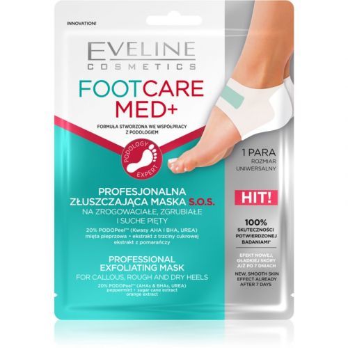 Eveline Cosmetics Foot Care Med Exfoliating Masque For Heels 2 pc
