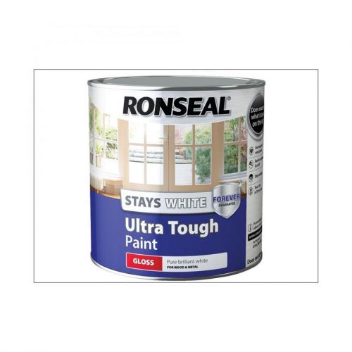 Ronseal Stay White Ultra Tough Gloss 2.5L