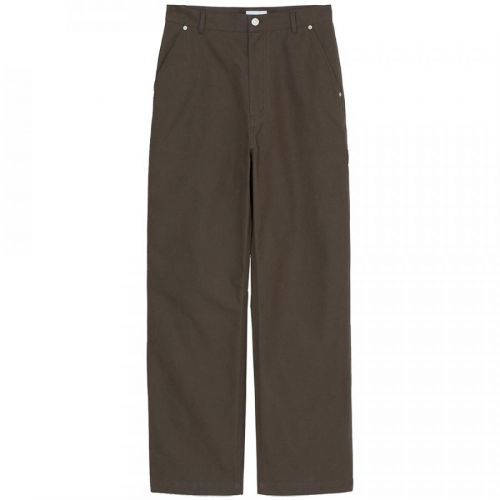 Kenzo Men's Plain Carpenter Pants Khaki