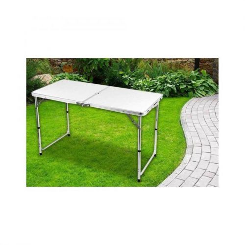 4FT HEAVY DUTY FOLDING TABLE PORTABLE PLASTIC CAMPING GARDEN PARTY