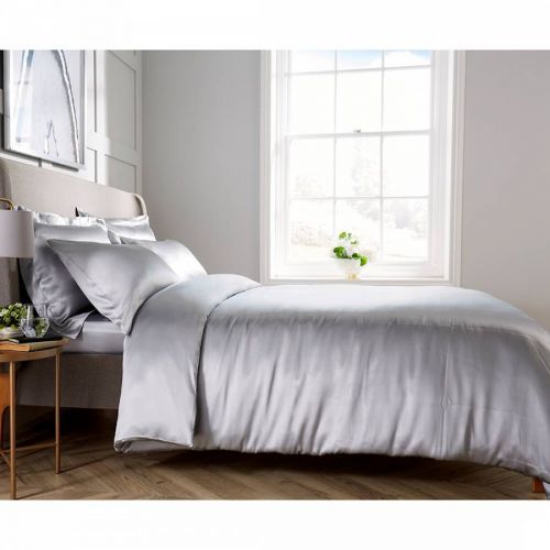 Silk King Duvet Cover Grey