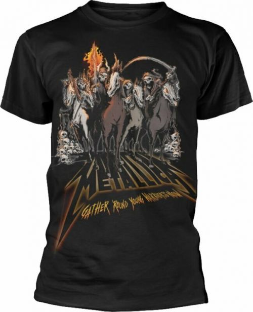 Metallica T-Shirt 40th Anniversary Horsemen Black L