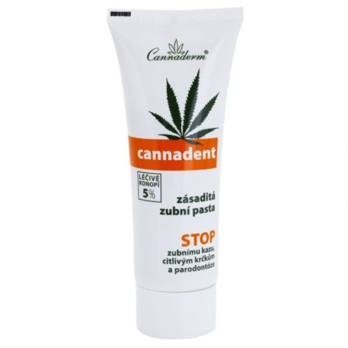 Cannaderm Cannadent Alkaline toothpaste Herbal Toothpaste With Hemp Oil 75 g