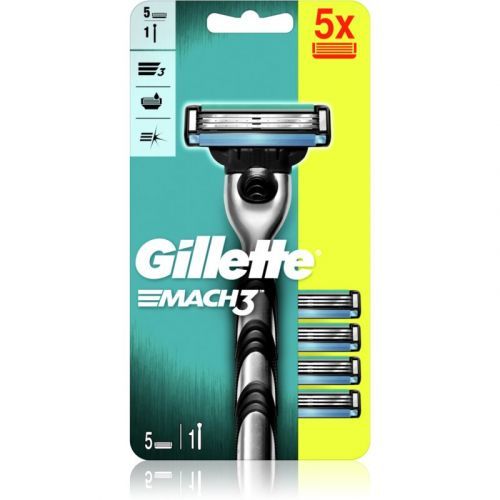Gillette Mach3 Shaver + Replacement Heads