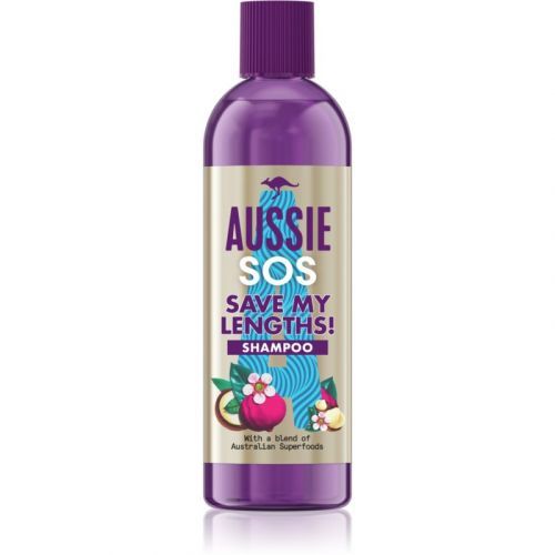 Aussie SOS Save My Lengths! Regenerating Shampoo for Weak and Damaged Hair for Women 290 ml