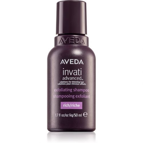 Aveda Invati Advanced™ Exfoliating Rich Shampoo Deep Cleanse Clarifying Shampoo with Exfoliating Effect 50 ml