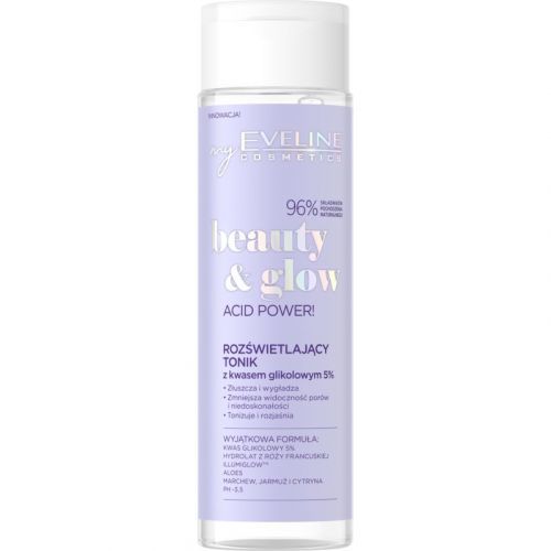 Eveline Cosmetics Beauty & Glow Acid Power! Brightening and Moisturizing Toner 200 ml