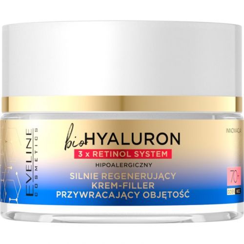 Eveline Cosmetics Bio Hyaluron 3x Retinol System Intensive Regenerating Cream 70+ 50 ml