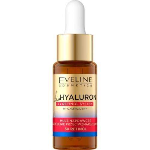 Eveline Cosmetics Bio Hyaluron 3x Retinol System Anti-Wrinkle Night Serum 18 ml