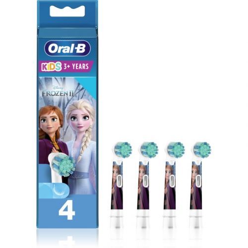 Oral B Kids 3+ Frozen Replacement Heads For Toothbrush for Kids 4 pc