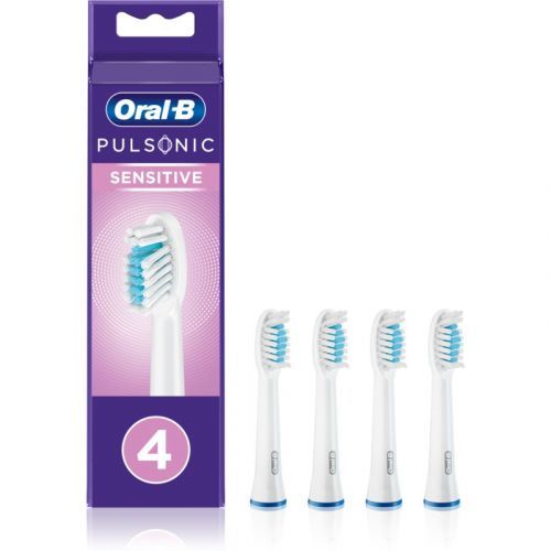 Oral B Pulsonic Sensitive Refills Replacement Heads For Toothbrush 4 pc