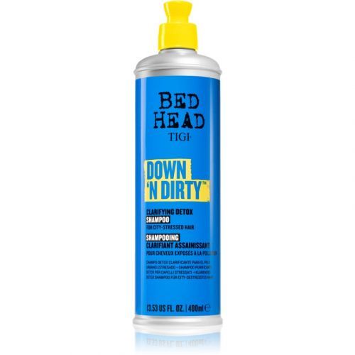 TIGI Bed Head Down'n' Dirty Cleansing Detoxifying Shampoo for Everyday Use 400 ml