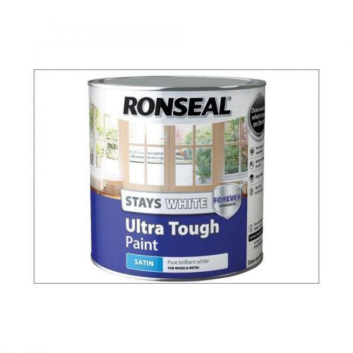 Ronseal Stay White Ultra Tough Satin 2.5L