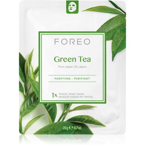 FOREO Farm to Face Green Tea Soothing Sheet Mask for Combination Skin 3x20 ml
