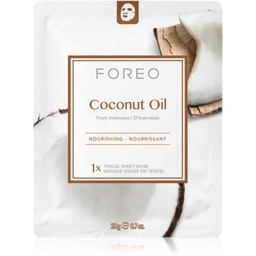 FOREO Farm to Face Coconut Oil nourishing face sheet mask 3x20 ml