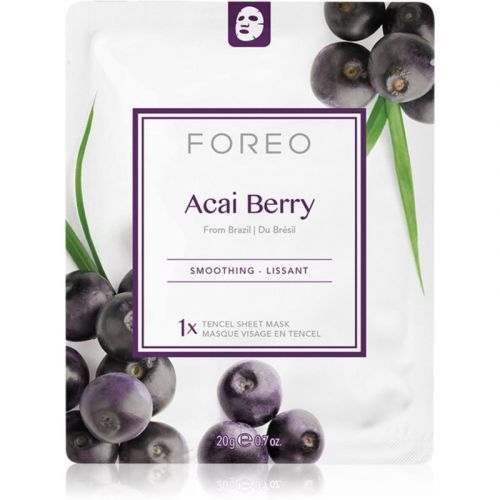 FOREO Farm to Face Acai Berry Antioxidant Sheet Mask 3x20 ml