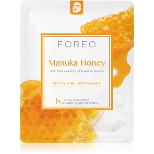 FOREO Farm to Face Manuka Honey Moisturising and Revitalising Sheet Mask 3x20 ml