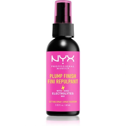 NYX Professional Makeup Plump Finish Setting Spray Makeup Fixing Spray With Vitamins 60 ml