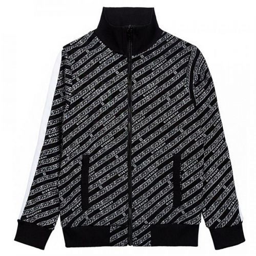 Givenchy - Boys Chain Print Track Jacket Black, 8Y / black