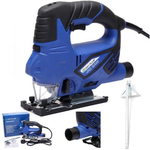 800W Electric Jigsaw with Laser Guide 3000spm 45 °to 45°Bevel 6 Speeds