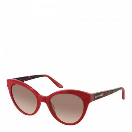 Women's Red Lulu Guiness Sunglasses 52mm