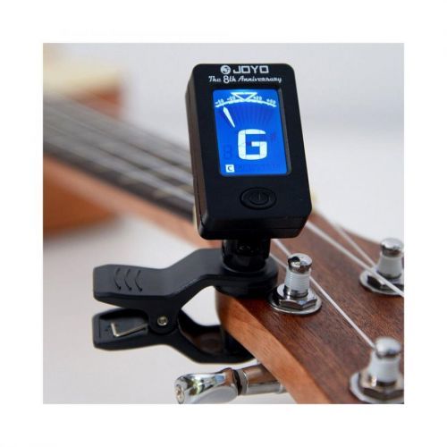 JOYO Clip-On Digital LCD Tuner 360 Degree Rotatable Guitar Tuner for Guitar Bass Violin Ukulele