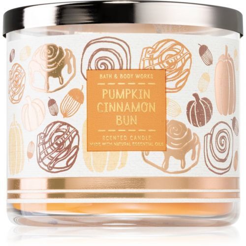 Bath & Body Works Pumpkin Cinnamon Bun scented candle 411 g