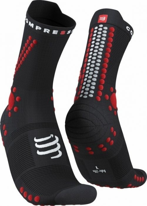 Compressport Pro Racing Socks v4.0 Trail Black/Red T2