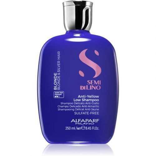 Alfaparf Milano Semi di Lino Blonde Toning Shampoo For Blondes And Highlighted Hair 250 ml