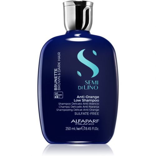 Alfaparf Milano Semi di Lino Brunette Toning Shampoo neutralising brass tones 250 ml