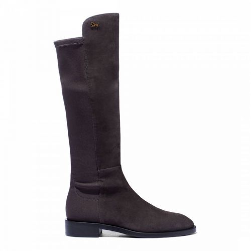 Slate Grey Suede Keelan City To The Knee Boots