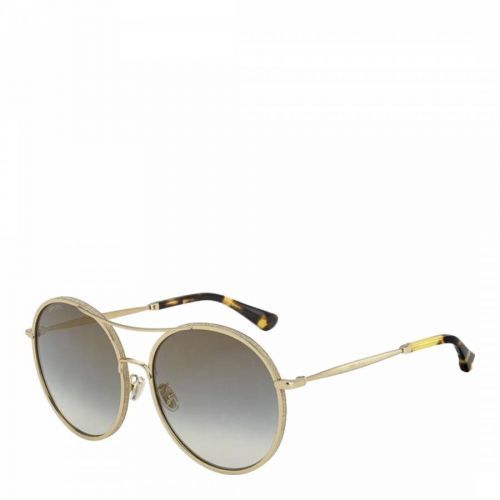 Women's Gold Jimmy Choo Sunglasses 60mm