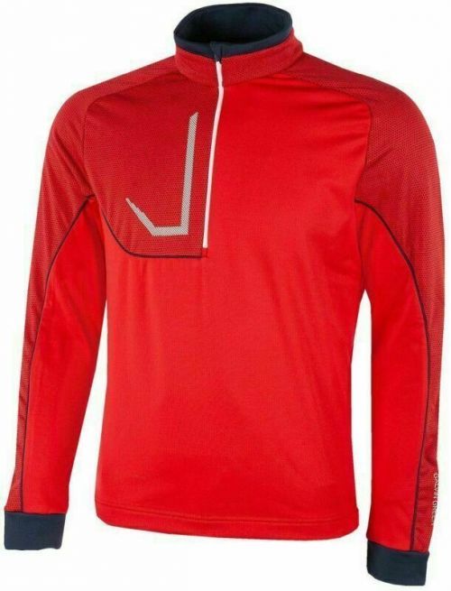 Galvin Green Daxton Ventil8+ Mens Sweater Red/Navy/White S