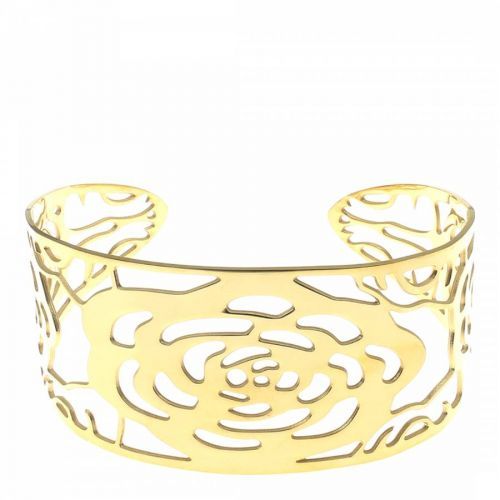 Gold Cut Out Cuff Bracelet