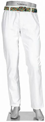 Alberto Pro 3xDRY Cooler Mens Trousers White 24