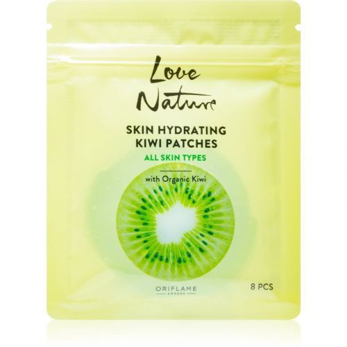 Oriflame Love Nature Hydrating Mask with Kiwi for Face and Eye Area 8 pc