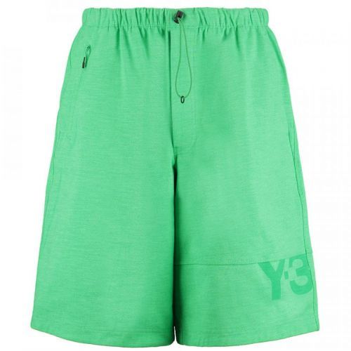 Y-3 Men's Logo Shorts Green, XS / GREEN