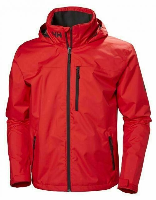 Helly Hansen Crew Hooded Sailing Jacket Red M