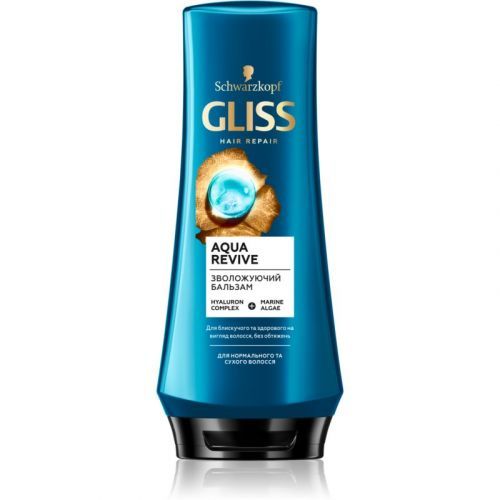 Schwarzkopf Gliss Aqua Revive Hair Balm For Normal To Dry Hair 200 ml