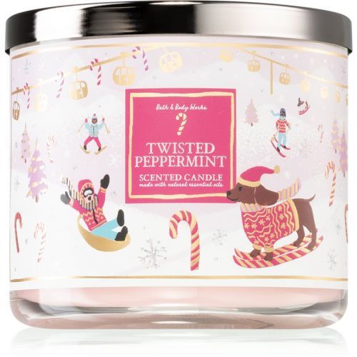 Bath & Body Works Twisted Peppermint scented candle 411 g